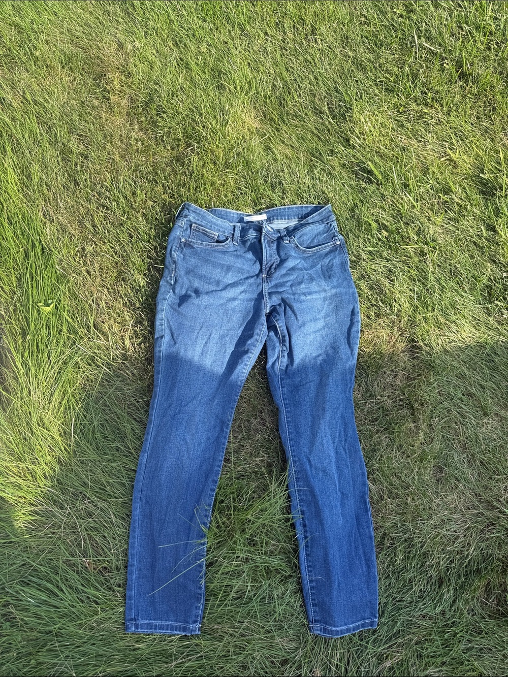 LC Lauren Conrad Medium Blue Skinny Jeans